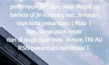 Gudang BBM Ilegal di Jalan Kadiran diduga Milik Pegawai,APH Diminta Usut Tuntas 