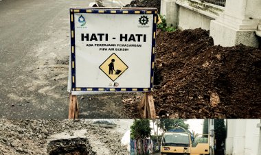 Pekerjaan Galian Pipa PT BUMD Tirta Siak Rusak Jalan Pekanbaru: Ketidakpedulian atau Kelalaian?