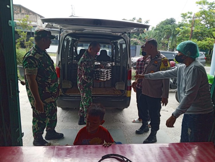 Babinsa Kodim 0301/Pbr Monitoring Pendamping Tim Satuan Pelayanan Pemenuhan Gizi