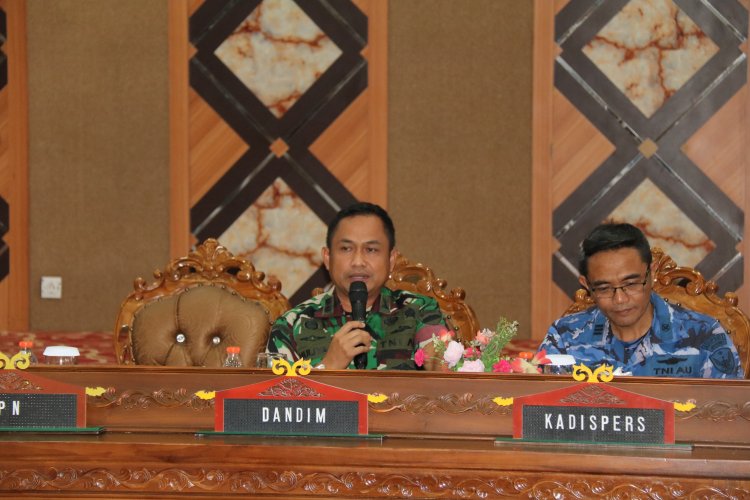 Kasdim 0301/Pbr Menghadiri Rapat Persiapan Sambut Ramadhan 1446 H