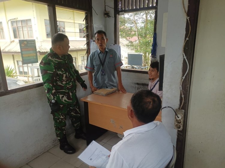 Babinsa Kodim 0301/Pbr Ajak Karyawan Bisa Utamakan Keselamatan Dalam Bekerja