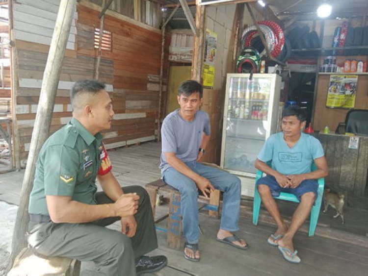 Babinsa Kodim 0301/Pbr Ajak Masyarakat Terus Jaga Toleransi