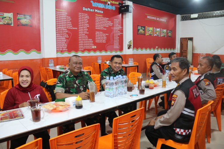 Pererat Sinergitas dan Silaturahmi,Pers Kodim Dan Polresta Buka Bersama