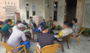 Babinsa Kodim 0301/ Pbr Perkuat Silaturahmi Pada Warga Binaan Melalui Momen Lebaran