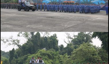 Kodim 0301/Pekanbaru Dukung Apel Siaga Nasional Penanggulangan Karhutla