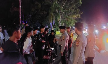 Polres Kampar Gelar Patroli KRYD dan Antisipasi Balap Liar,Jaga Kamtibmas di Wilayah Hukum