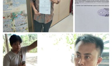 Diduga Tak Profesional,Kasat Reskrim Polres Pelalawan Dilaporkan Ke Propam Oleh DPP Garapan