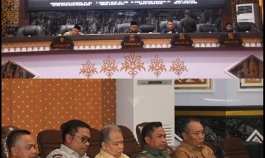 Wakili Dandim, Kasdim 0301/Pbr Hadiri Rapat Paripurna DPRD kota Pekanbaru 