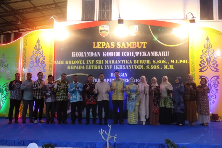 Acara Malam Pisah Sambut Dandim 0301/Pekanbaru Bersama Unsur Forkopimda