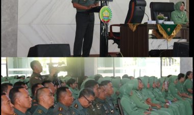 Kodim 0301/Pekanbaru Ikuti Arahan Danrem: Fokus pada Pencegahan Narkoba, Judi Online, dan Disersi