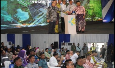 Kasdim 0301/Pbr Hadiri Ground Breaking Pembangunan RS UPT Vertikal Riau