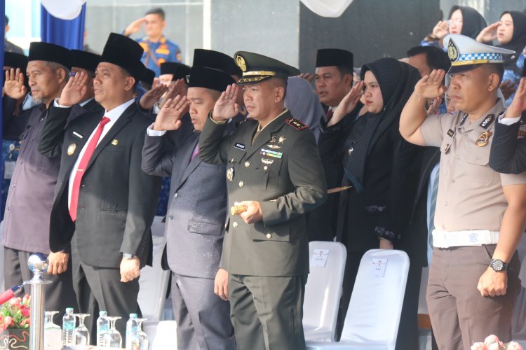 Dandim 0301/Pekanbaru Hadiri Upacara Hari Lahir Pancasila, Serukan Semangat Kebangsaan