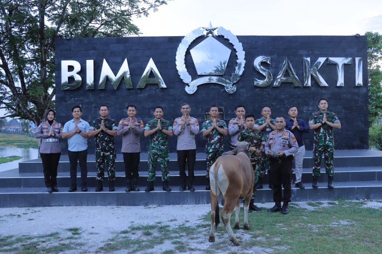 Silaturahmi Idul Adha: Kapolres Kampar Pererat Sinergitas TNI-Polri   
