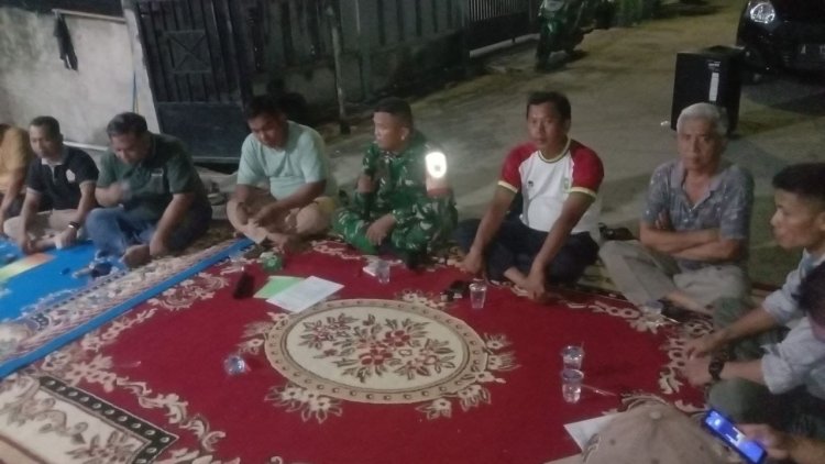 Babinsa Kodim 0301/ Pbr Ingatkan Warga Binaan tentang Pentingnya Jaga Kamtibmas