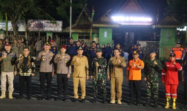 Dandim 0301/Pbr Hadiri Apel Kesiapan Penanggulangan Karhutla 2025