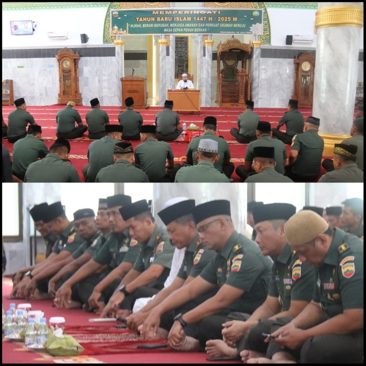 Dandim 0301/Pbr Hadiri Peringatan Tahun Baru Islam 1 Muharam 1447 H