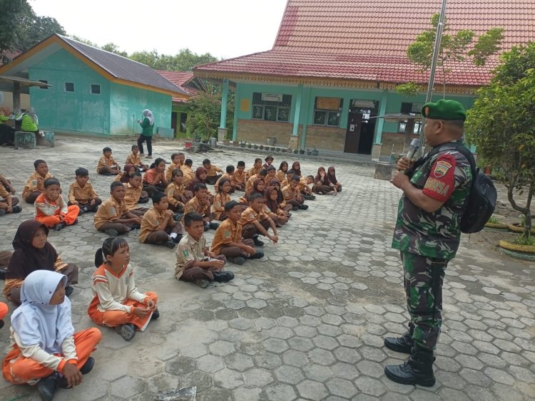 Kodim 0301/Pbr  Tumbuhkan Semangat Patriotisme dan Nasionalisme Pada Pelajar