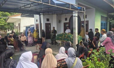 Dandim 0301/Pekanbaru Beri Dukungan Moril kepada Keluarga Anggota yang Berduka