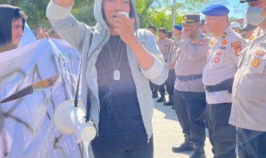 Aksi demo KMPKS Tidak di respon  PT RAPP di nilai anti kritik 