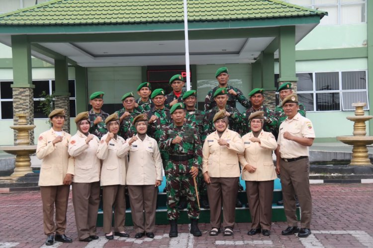 Upacara Bendera dan Kenaikan Pangkat Warnai Awal Pekan di Kodim 0301/Pekanbaru