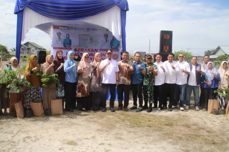 Kasdim 0301/Pbr Wakili Dandim pada Gerakan Pangan Murah Nasional di Tuah Madani