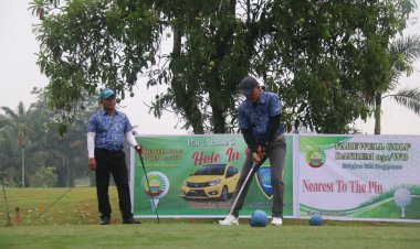 Dandim 0301/Pbr Hadiri Farewell Golf Danrem 031/Wira Bima Brigjen TNI Sugiyono