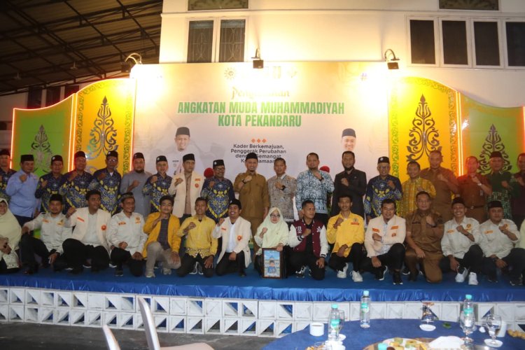 Dandim 0301/Pbr Hadiri Pelantikan Angkatan Muda Muhammadiyah Kota Pekanbaru