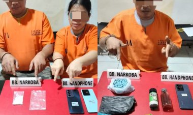 Tiga Pengedar Narkoba di Kampar Ditangkap, 16,09 Gram Sabu-sabu dan 600 Pil Ekstasi Diamankan!