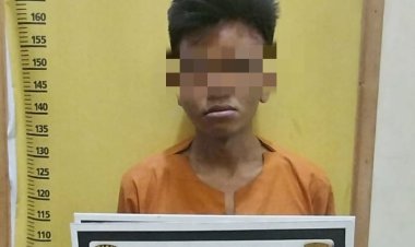 Tertangkap Tangan, Pelaku Curanmor di Hajar Massa di Desa Lubuk Sakat