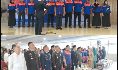 Dandim 0301/Pbr Hadiri Pengukuhan Pengurus Komisi Penanggulangan AIDS Kota Pekanbaru Periode 2025–2030