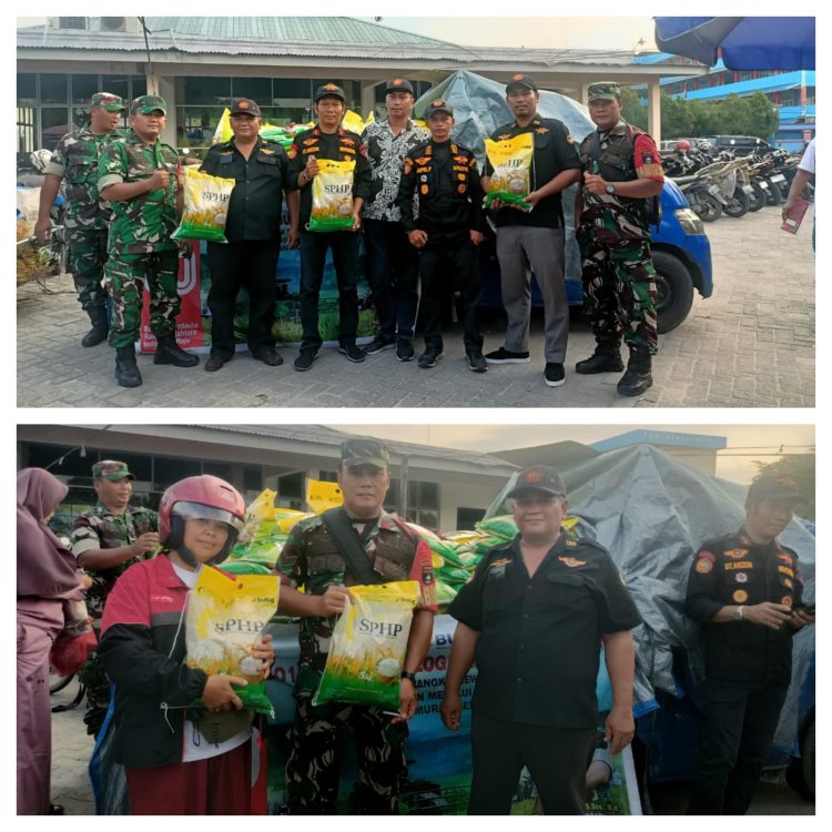 Kodim 0301/Pbr Kolaborasi Dengan Bulog Bantu Dukung Ketahanan Pangan