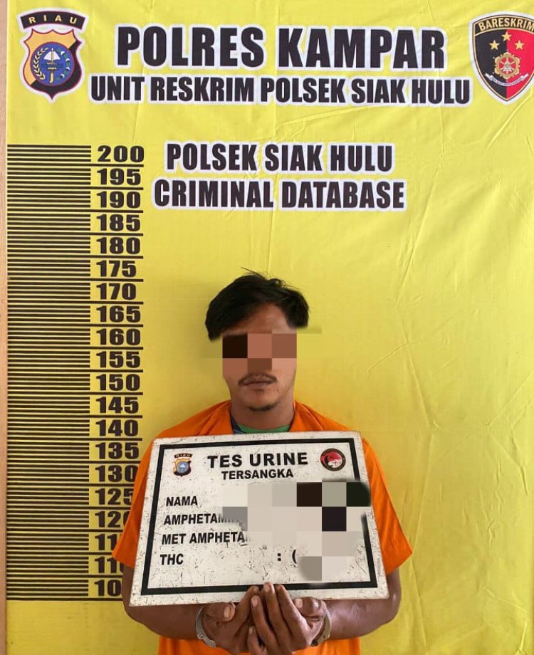 Polsek Siak Hulu Tangkap Residivis Kasus Pencurian di Desa Tanah Merah