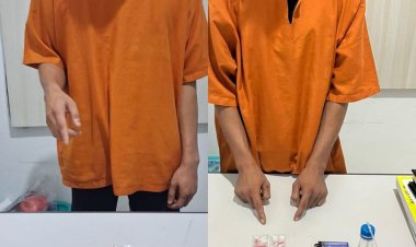 Meresahkan Polsek Perhentian Raja Tangkap Dua Pelaku Narkoba di Desa Hangtuah 