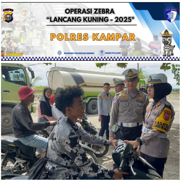Keselamatan 'Prioritas', Polres Kampar 'Gelar' Ramp Check & Cek Urin, 'Amankan' Sopir Narkoba dalam Operasi Zebra!"