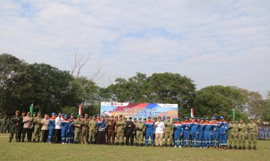 Sinergi Pengamanan Obvitnas, Dandim 0301/Pbr Ikuti Apel Gelar Kesiapsiagaan Pertamina