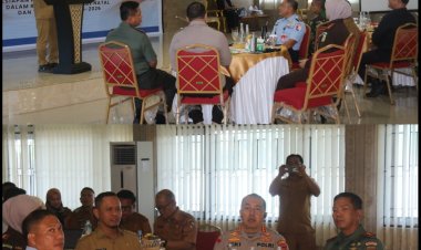 Dandim Hadiri Rapat Forkopimda Terkait Ketersediaan Bapokting dan Antisipasi Bencana Hidrometeorologi