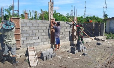 Kodim 0301/Pbr Terus Pantau Pembangunan Koperasi Merah Putih