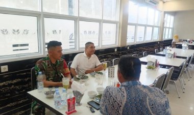 Babinsa Kodim 0301/Pbr Tingkatkan Sinergitas Dengan Warga Binaan Dalam Jaga Keamanan