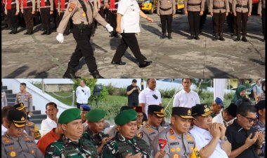 Dandim 0301/Pbr Ikuti Apel Pengamanan Tahun Baru 2026, TNI–Polri Siap Jaga Kondusivitas