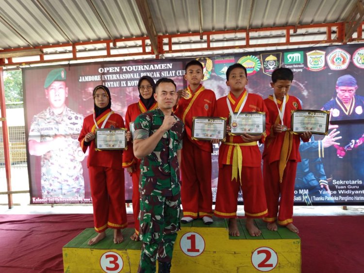 Anak Asuh Harumkan Nama Kodim 0301/Pbr,Raih Prestasi Di Jambore Internasional Silat Lintau XI