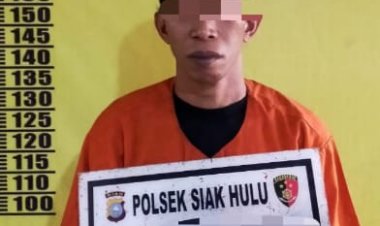 Polsek Siak Hulu Tangkap Pelaku Pencabulan Terhadap Anak Tiri Sejak Kelas 6 SD
