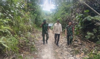 Babinsa Kodim 0301/Pbr Laksanakan Patroli Kawasan Hutan Bersama Sekuriti NPN
