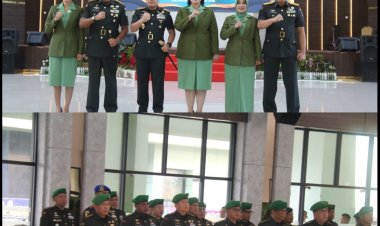 Dandim 0301/Pekanbaru Hadiri Sertijab Danrem 031/Wira Bima di Makodam XIX/TT