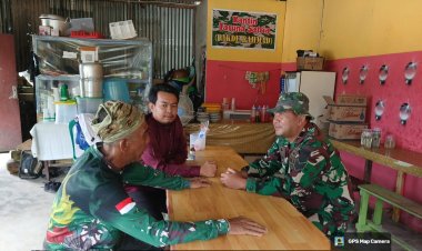 Cegah Karhutla Secara Humanis,Babinsa Kodim 0301/Pbr Lakukan Komsos Pada Warga Binaan