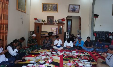 Kebersamaan TNI dan Warga,Terasa Hangat dalam Doa Bersama TMMD ke-127