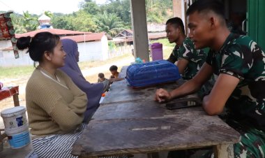 Canda dan Cerita di Lokasi TMMD, Bukti Kemanunggalan TNI dan Rakyat