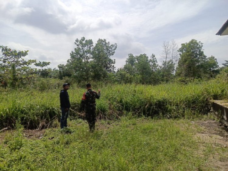 Sebelum Masuk Masa Kemarau, Babinsa 0301/Pbr Sosialisasi Bahaya Karhutla