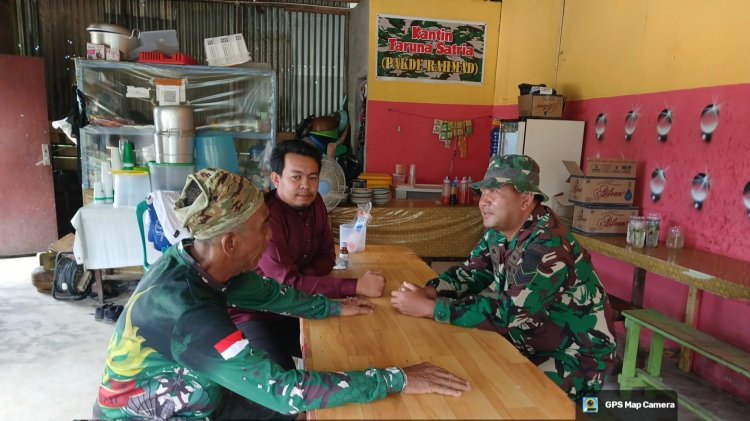 Cegah Karhutla Secara Humanis,Babinsa Kodim 0301/Pbr Lakukan Komsos Pada Warga Binaan