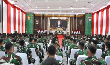 Dandim 0301/Pekanbaru Ikuti Pengarahan Menkopolkam RI di Kodam XIX/TT
