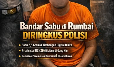 Lapak Narkoba di Rumbai Terbongkar: DS Diciduk, Polisi Kejar Otak Jaringan